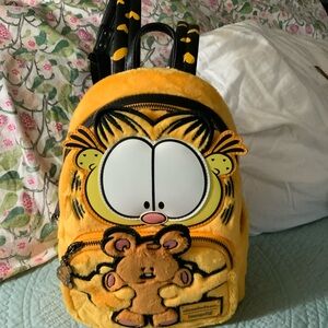 Loungefly Yellow and Black Garfield Mini Backpack
